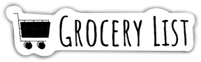 Grocery List Header Illustration